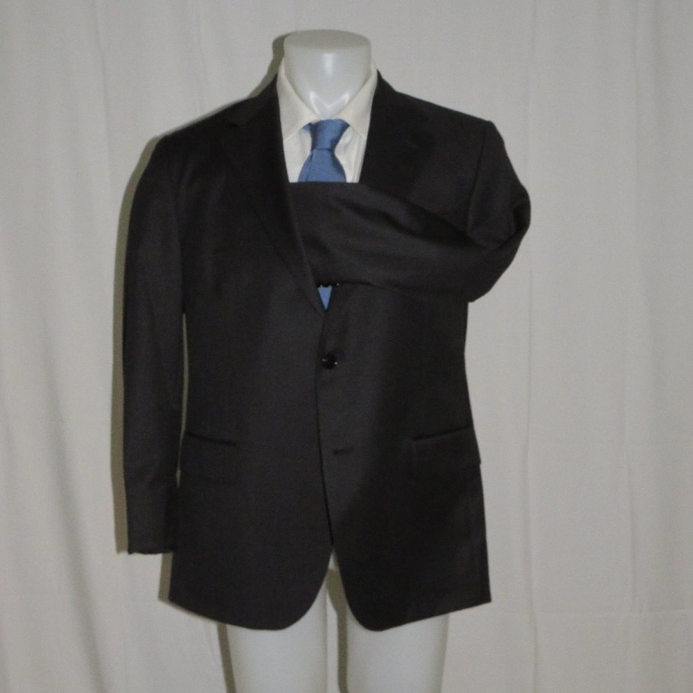 Cantarelli Recent Solid Charcoal Gray Two Button … - image 4